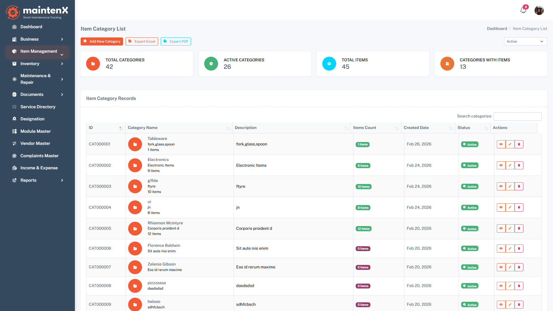 MaintenX Maintenance Management Platform