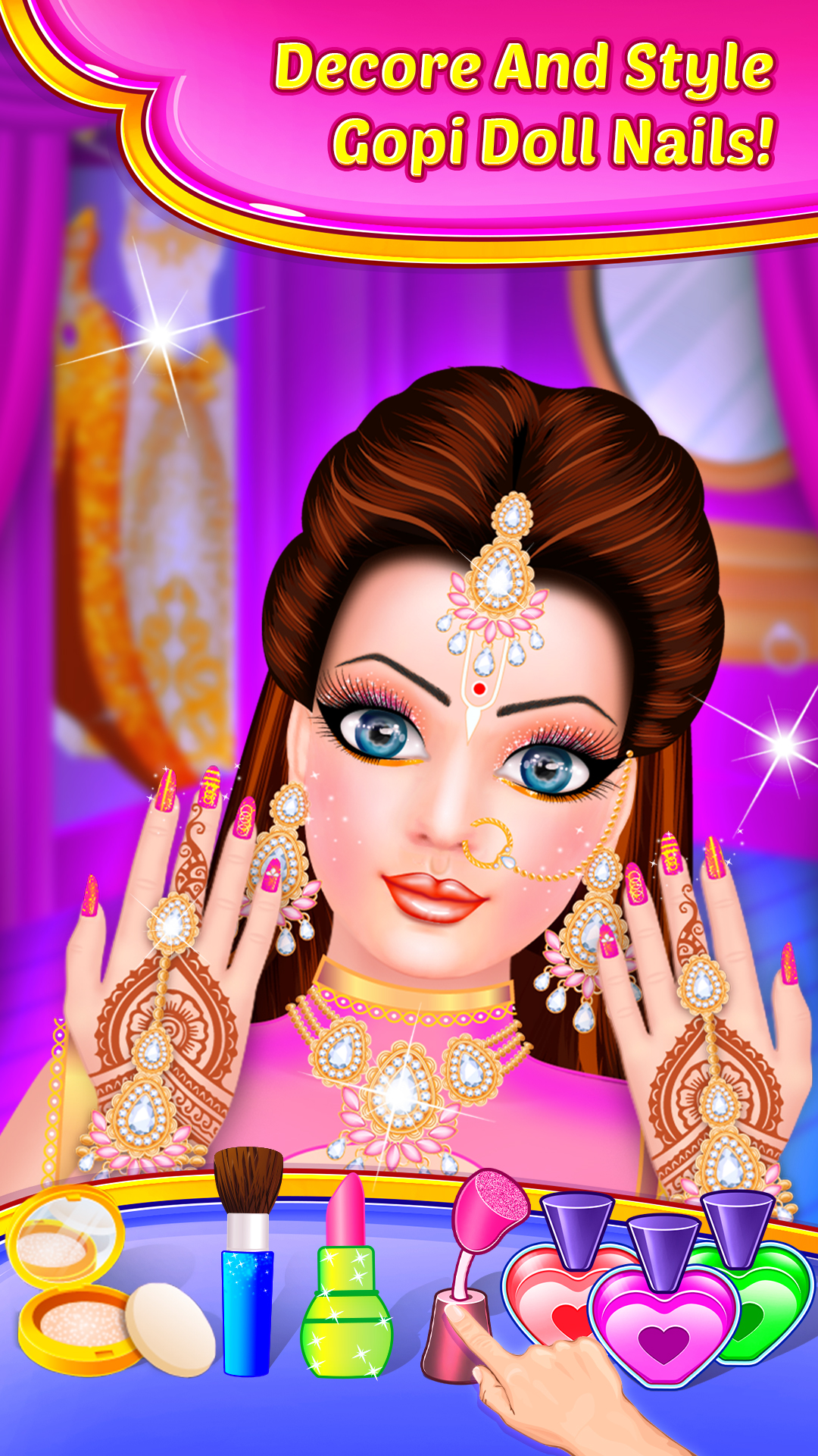 Glam World Doll Makeover Salon